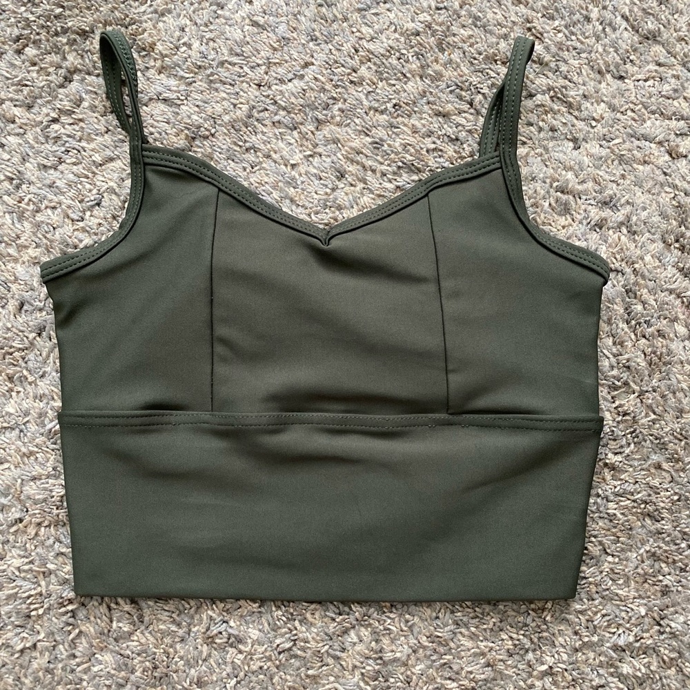 Five Dancewear Olive Formation Crop PA